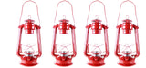 Shop4Omni Red Hurricane Kerosene Oil Lantern Emergency Hanging Light/Lamp - 12 Inches