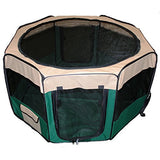 Shop4Omni Portable 45 Inch Puppy Playpen Dog Play Pet Kennel Cage Indoor Outdoor