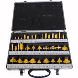 Shop4Omni New 35 Piece Carbide Router Bit Tools Set w/ Case (1/4" Inch Shanks)