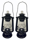 Shop4Omni Black Hurricane Kerosene Lantern Wedding Hanging Light Camping Lamp - 12"