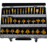Shop4Omni New 35 Piece Carbide Router Bit Tools Set w/ Case (1/4" Inch Shanks)