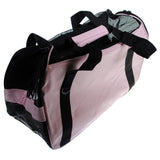 S4O 17" L x 8" W x 11" H Soft Sided Travel Pet Carrier Dog Tote Cage - Pink