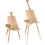 Shop4Omni French Style Portable Tripod/Desktop Wooden Artist Easel w Carry Strap