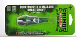 Primos Hunting Duck Call Duck Whistle & Mallard Drake Grunt with Lanyard