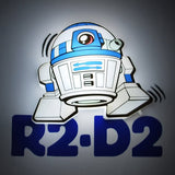 3D Light FX Star Wars R2-D2 3D Deco Mini-Sized LED Wall Light