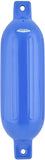 Shoreline Marine Ribbed Inflatable Fender - Blue - 4.5  x 16 Inch
