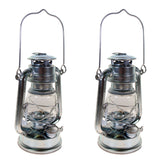 Shop4Omni Silver Hurricane Kerosene Oil Lantern Emergency Hanging Light/Lamp - 8 Inches
