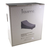 Ravenna Patio Day Chaise Cover Outdoor Lounge Couch Furniture - 66 x 35 x3  Inch