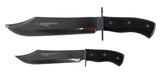 CampCo Humvee Bowie Knife Set w Stainless Steel Blades and Pakawood Handles