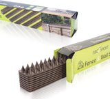 Set of 10 Bird Spikes 19" Long Anti Climbing Bird and Animal Fence Protection