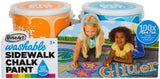 RoseArt Washable Sidewalk Chalk Glitter Paint - 2 Pack