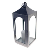 Shop4Omni 15 Inch Decorative Lantern Centerpiece with Flickering LED Candle
