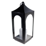 Shop4Omni 15 Inch Decorative Lantern Centerpiece with Flickering LED Candle