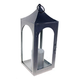 Shop4Omni 15 Inch Decorative Lantern Centerpiece with Flickering LED Candle