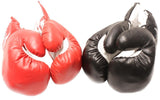 2 Pair of New Boxing / Punching Gloves and Fitness Training Red and Black
