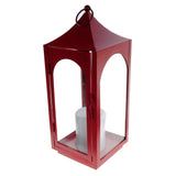 Shop4Omni 15 Inch Decorative Lantern Centerpiece with Flickering LED Candle
