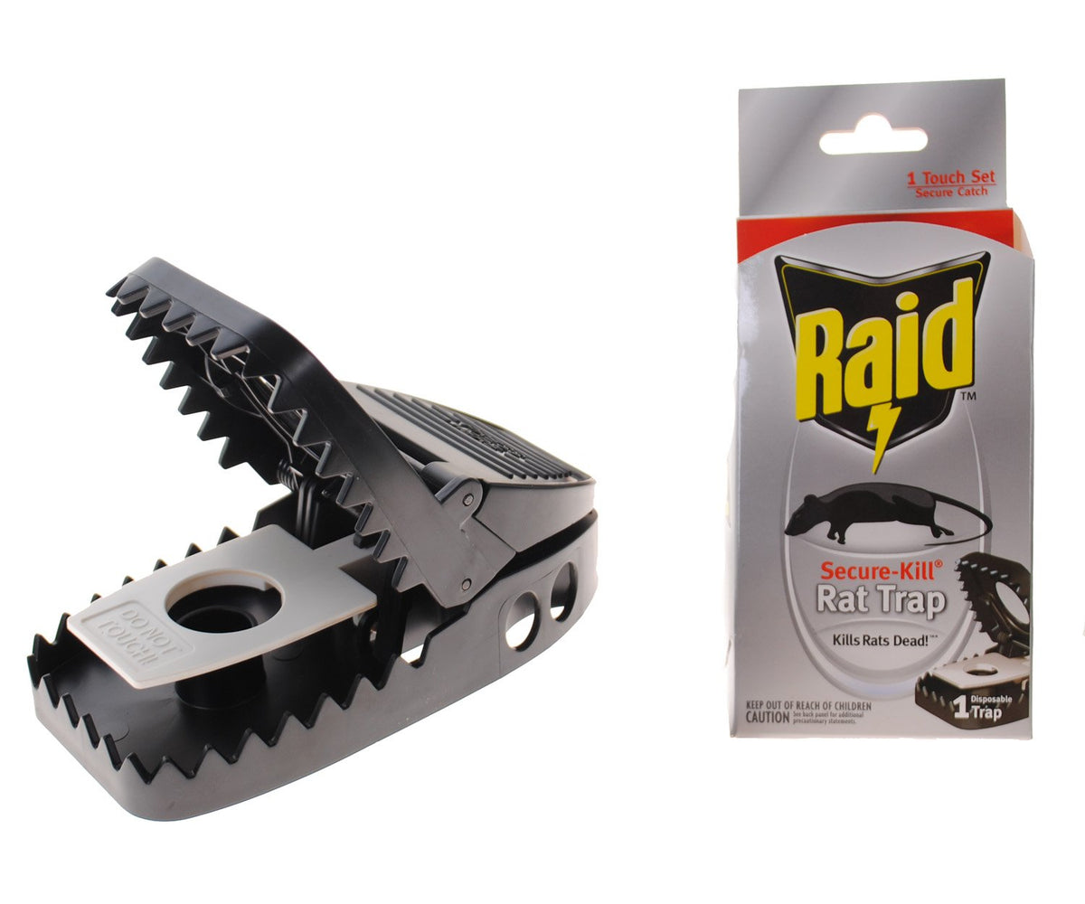 Raid Secure-Kill Rat / Rodent Trap Pest Control - 1 Touch Set – Shop4Omni