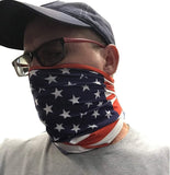Shop4Omni S4O Balaclava Bandana Face Cover Elastic Microfiber Headband - Tube Style
