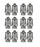 Q=12 Light Dust Grey Kerosene Oil Lantern Emergency Hanging Light Lamp - 12 Inch
