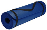 Shop4Omni Yoga mat 72" X 24" - Extra Thick Exercise Mat - with Carrying Strap for Travel