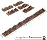 Set of 10 Bird Spikes 19" Long Anti Climbing Bird and Animal Fence Protection