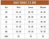 FROGG TOGGS Men's Java Toadz 2.5 Ultra Light Waterproof Breathable Rain Bib - Large