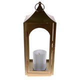 Shop4Omni 15 Inch Decorative Lantern Centerpiece with Flickering LED Candle