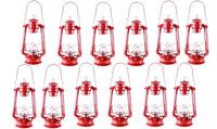 QTY 12 - S4O 12" RED LANTERNS