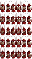 Shop4Omni Red Hurricane Kerosene Oil Lantern Emergency Hanging Light/Lamp - 8 Inches