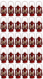 Shop4Omni Red Hurricane Kerosene Oil Lantern Emergency Hanging Light/Lamp - 8 Inches