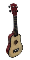 Shop4Omni ukulele Steel String Uke Guitar with Gig Bag and More - Natural
