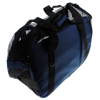 S4O 17" x 8" x 11"  Soft Sided Travel Pet Carrier Dog Tote Cage - Blue