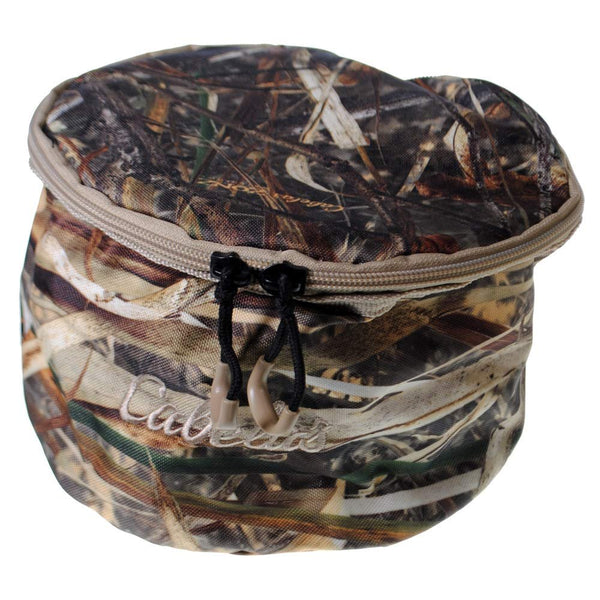 Cabela's Soft-Sided Travel Dog Bowl with Lid - Zonz Waterfowl Camo