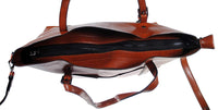 The Kyra Collection Womens Satchel Purse Shoulder Tote Bag - Brown