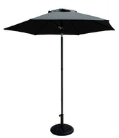 Shop4Omni Patio Shade Umbrella with Tilt (Black)