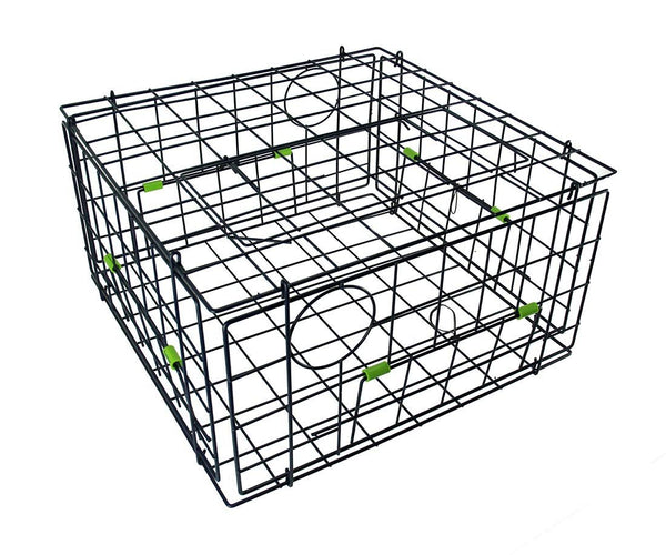 FTCDLX Crab Trap Fold-Up Square DLX, Blue, 24"