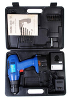 Shop4Omni 12V Cordless 3/8 inch Key-Less Chuck Power Drill Driver Kit with Case and Bits