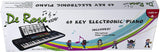 De Rosa Children 49 Keys Electronic Piano Music Keyboard (Silver)