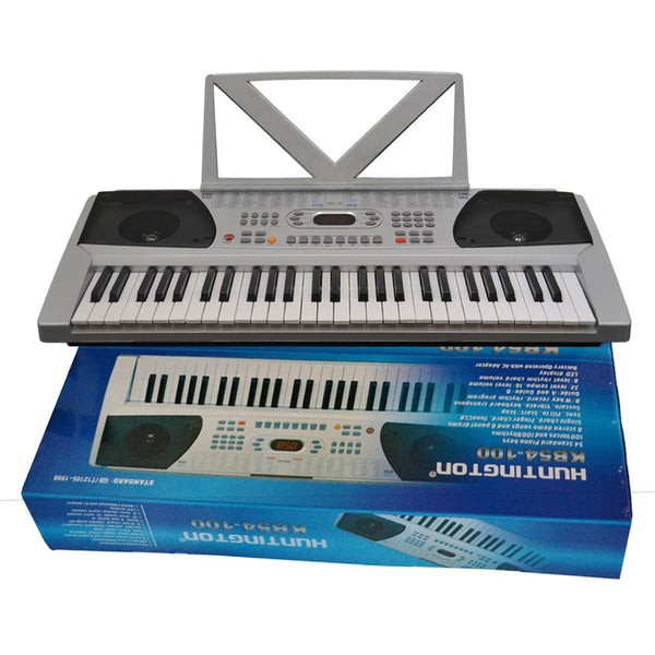 Huntington 54-Key Portable Electronic Keyboard - Silver