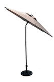 Shop4Omni Patio Shade Umbrella with Tilt (Black)