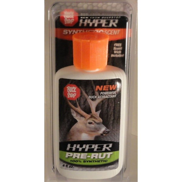 Buck Stop Lure Hyper Pre-Rut Synthetic Field Dressing Accessories, 4 oz.