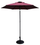 Shop4Omni Patio Shade Umbrella with Tilt (Black)