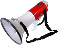 Shop4Omni Professional Bullhorn 50 Watt Rally Megaphone with Siren