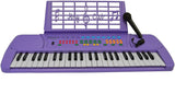 De Rosa Children 49 Keys Electronic Piano Music Keyboard (Silver)
