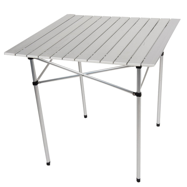 Shop4Omni Omni Heavy Duty Aluminum Roll-Up Card Table w Case Camping Picnic Patio