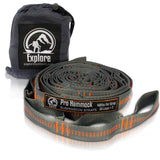 explore outfitters Pro Hammock Tree Straps XL - Set of 2-400lbs Per Strap