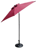Shop4Omni Patio Shade Umbrella with Tilt (Black)