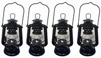 Shop4Omni Black Hanging Hurricane Lantern Wedding Light Table Centerpiece Lamp - 8 Inches (1)