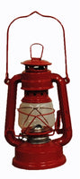Shop4Omni Red Hurricane Kerosene Oil Lantern Emergency Hanging Light/Lamp - 8 Inches