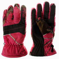 Realtree APC HOT SHOT Womenâ€™s Camo Outdooor Hunting Defender Glove - Pink